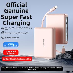 Icon | Quick Charging Portable Charger with Built-in Cable 20000mAh