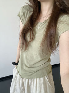 Gentle Cuff Stretchy Slim Fit Short Sleeve T-Shirt