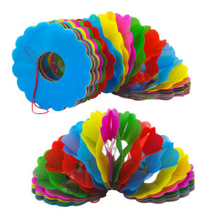 Missyou กระดาษดึงเป็นดอกไม้ ม่านตกแต่ง โมบายกระดาษ สําหรับแขวนตกแต่งปาร์ตี้ Paper Garland