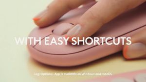 Logitech Pebble Mouse 2 M350s Wireless Mouse - Slim Minimalist Profile Multi-Device Bluetooth & SilentTouch Clicks