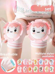 Childrens Thin Knee Pads Baby Crawling Walking Protection Gear Anti-Fall Knee Covers Protective Equipment Summer Style