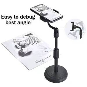 FB Live Tiktok Broadcast Stand Mobile Phone Stand Phone Holder Portable Desktop Mobile Phone Stand Bracket