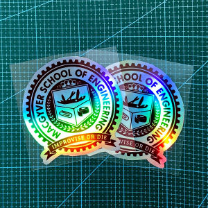 1 Máy Tính Đa Năng Vinyl Decal Macgyver Trường Kỹ Thuật Xe Máy Miếng Dán Kính Cường Lực Cho Xe Máy Bình Nhiên Liệu Xe Tay Ga Laptop Chống Nắng