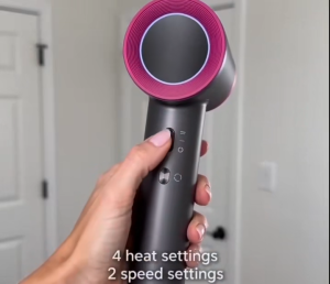 FEINODI Hair Dryer High-Speed Hair Dryer with Free Smooth Noozle