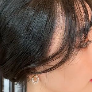 ANTING KOREA TUSUK TITANIUM ANTI KARAT ANTING WANITA GIWANG MUTIARA RETRO AKESORIS FASHION IMPORT ANT46 ZIORRA