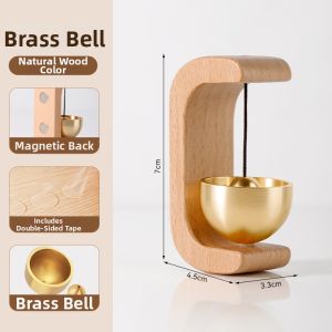 Door Entry Reminder Bell Wooden
