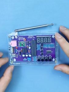 diymore | DIY FM Radio Electronic Kit 87-108MHz Adjustable Frequency Digital Display Soldering Project Practice Solder RDA5807S