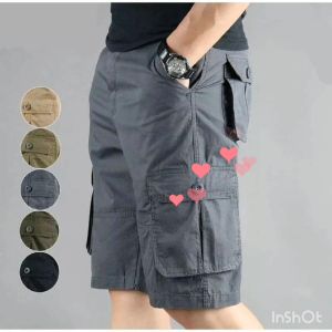 TWILL 6 POCKETS CARGO MENS SHORT PANT