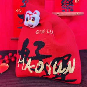 Knitted Handbag Festive Wedding Birthday Celebration Gift Storage Packaging Bag Versatile Outdoor Carryall Casual Simple Style