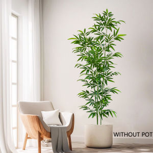 120-240CM New Artificial Green Bamboo Branches plant Fake Plastic indoor outdoor faux plants for Home wedding garden room decor