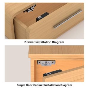 Electronic Invisible Smart Drawer Lock