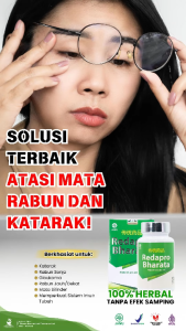 Redapro Bharata Obat Herbal Katarak Rabun Senja Mata Minus Mata Plus Rabun Jauh Rabun Dekat Mata Silinder Sudah BPOM 100% Original