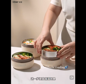 304 Stainless Steel Insulated Lunch Box Set 2 in 1 with Lunch Bag Leak Proof Bento Box