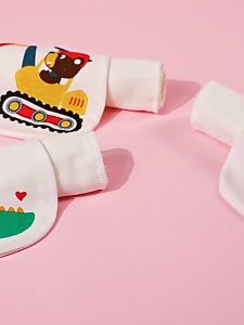 Baby Sweat Towel 4 Layer Soft Cotton Back Towel Sweat Absorber For Kids