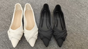 Korean Fashion Doll Shoes Flat Shoes For Woman Elegant Ballet Flats Classy Work Shoes Office Shoes Flats