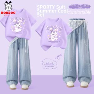 Bobdog | Summer Lightweight Short Sleeve Denim Outfit Set