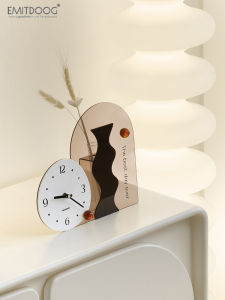Modern Minimalist Living Room TV Cabinet Desktop Decorative Accessories Luxury Entrance Hall Tabletop Ornament Home Clock