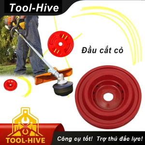 Tool-Hive phụ kiện đầu cắt cỏ sân vườn bằng nhôm có 4 sợi dây phù hợp cho máy cắt cỏ và máy tỉa cỏ sân vườn