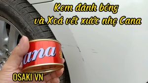 Kem Đánh Bóng Kim Loại Gỗ Da Nhựa Xóa Vết Xước Ô tô - Xe Máy Cana Car Cream (220G)