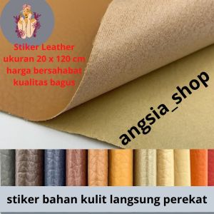 Sticker Stiker leather bahan kulit berkualitas import untuk sofa Jok Mobil dan Furniture lainya