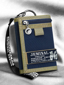 กระเป๋าสตางค์ผ้าใบพับได้สำหรับเด็กและเยาวชน กระเป๋าใส่เหรียญแบบพกพาสำหรับเด็กชาย กระเป๋าใส่บัตรแบบสั้นสำหรับนักเรียน