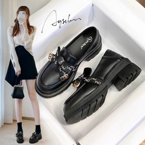 Agsdon | Thick Soles Loafer Shoes for Women