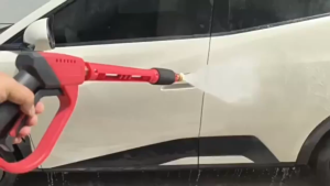 ปืนฉีดน้ําแรงดันสูงทองแดงบริสุทธิ์สําหรับล้างรถ เครื่องทําความสะอาดปืนฉีดน้ํา ปืนฉีดน้ําแบบแทรกเร็วแบบเคลื่อนย้ายได้