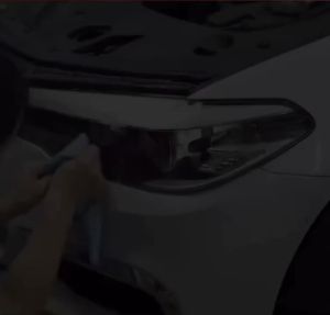 For BMW i4 2022 car exterior headlight anti-scratch TPU film anti-scratch repair film accessories refit transparent