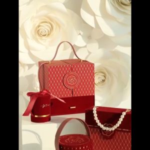 PEARL BOX Flower Florist Box Surprise Delivery Box Transparent Flower Box Square Box Kotak Bunga