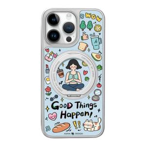 Asina | Magnetic Stand Full Coverage Leather-like Phone Case Stylish And Cute for iPhone 18