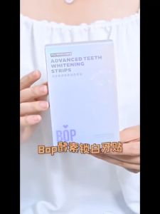 (Ready Stock)BOP Pro Probiotics Teeth Whitening Strips Artifact Removing Yellow Coconut