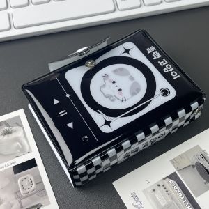 Cute Black Music Kitten Photocard Album K-POP 3~3.5 In Photo Card Binder Card Book Suitable for Idol Photo Polaroid Photo