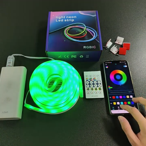 Extended Size Cob Rgb Flexible Strip Light Multiple Length Ip67 Waterproof Silicone Easy Install Without Complex Tools For Family Gathering Garden And Holiday Scene Layout
