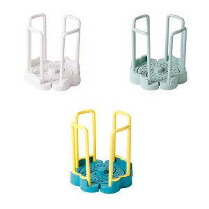 Golden  ชั้นวางเก็บชามมีรูระบายน้ำ  ฐานหมุนยืดไสลด์ปรับตามทรงชาม