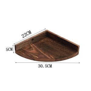 Triangular Fan-shaped Corner Shelf