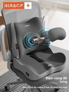 NIRA | Office Support Lumbar Massage Pillow