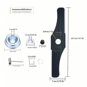 ชุดเครื่องตัดหญ้าอเนกประสงค์สองคมพร้อมชุดอะแดปเตอร์ 6/9 โดยใช้ใบมีดเหล็กแมงกานีสสูง ดีไซน์น้ําหนักเบา ประหยัดน้ํามันเชื้อเพลิงและพลังงาน เหมาะสําหรับเครื่องตัดหญ้าแบบหมุนได้สําหรับเครื่องตัดหญ้าทําสวน