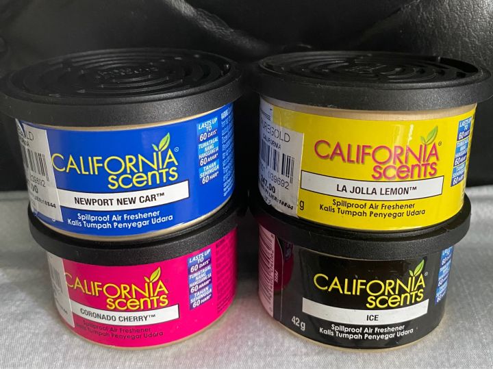 California Scents Coronado Cherry Newport New Car La Jolla Lemon Ice