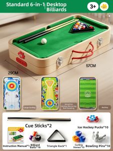 FUZAO | 6-in-1 Educational Kids Pool Table