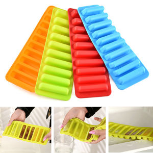 Khay Làm Đá Silicon Sáng Tạo Với 10 Ngăn Thân Thiện Với Môi Trường Dùng Làm Kem Que Bánh Pudding Đựng Nước Và Làm Sô Cô La
