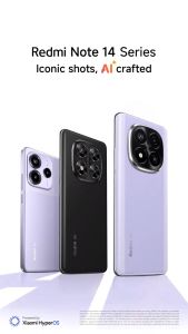 Xiaomi Redmi Note 14 5G Terbaru 8/256GB 12/512GB | 108MP AI OIS Camera | MediaTek 7025-Ultra | IP64 Dust Water-Resist - Garansi Resmi baru