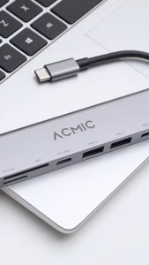 ACMIC UCH7A USB Hub Type C to USB Converter Macbook Laptop Smartphone 7 in 1