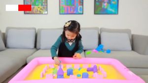 1kg Space Sand Toys Sands Set Toys Mold and Pool Childrens Beach Sand Clay Toys