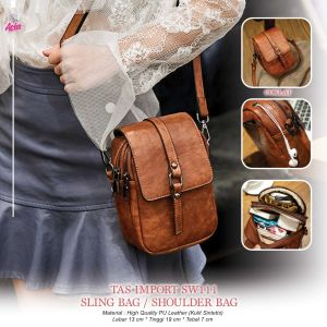 BISA COD Tas Keren Import Sling Bag / Shoulder Bag / Hand Bag High Quality Tas Import SW111 Koleksi Tas Kerenz