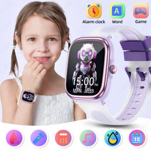 LIGE New Smart Watch Kid Children Learning Puzzle Game Child Smart Watch IP68 Waterproof Health Monitor For Boys Girls Gift