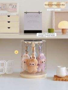 BOZHI | Transparent Rotating Collectible Display Shelf