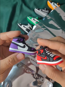 【Local Seller】Basketball Shoes Keychain for Women Men Cute PVC Soft Rubber Car Key Ring Chain Bag Accessories Party Gift