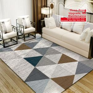 Wanrenfu Carpet | Nordic Simple Style Modern Geometric Living Room Carpet