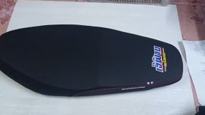 HONDA WAVE110I NEW (ปี21-24) เบาะแต่ง เบาะมอเตอร์ไซค์ โลโก้ เจ๊ฝ้าย พร้อมจบ