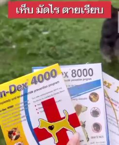 Endex 4000 & 8000 Control Pet Anti Tick Fleas Protection Treatment Heartworm Tablets Strong Formula